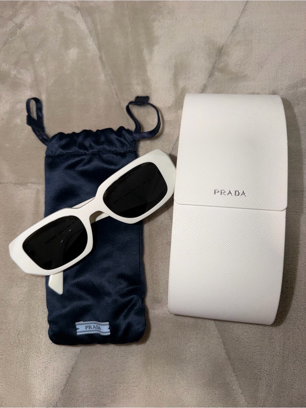 Prada White Sunglasses - Picture 2 of 16